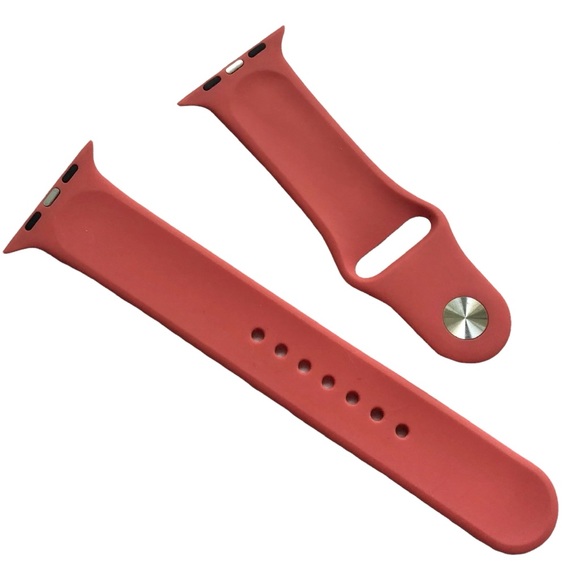 5/$20 NEW Coral Silicone Sport Band Apple Watch 44/45/49mm M/L - Picture 4 of 7